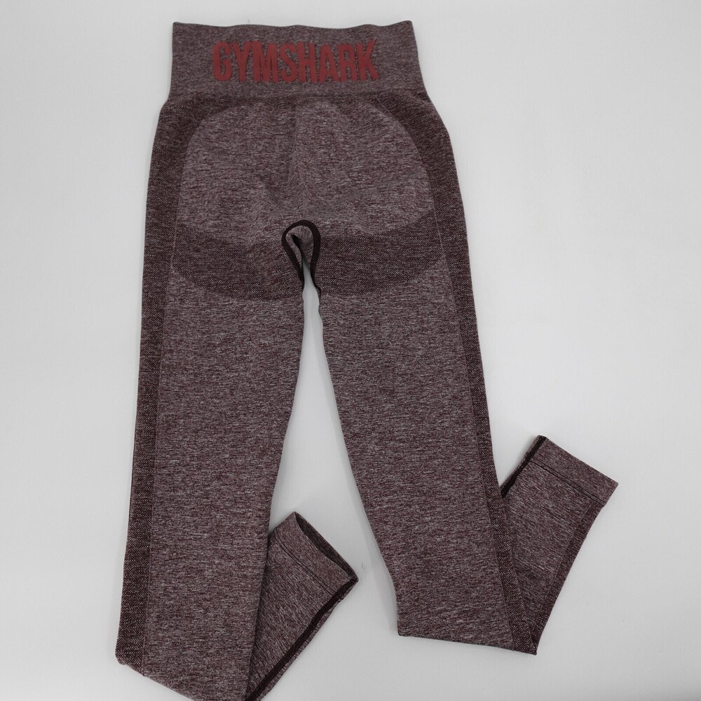 Gymshark Leggings Womens Small burgundy Sculpting Seamless Ankle Yoga Athletic